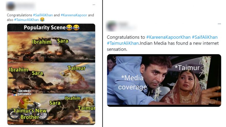 Big Brother Taimur Memes & Jokes Go Viral! Twitter Floods with Congratulatory Memes As Netizens Guess Kareena Kapoor and Saif Ali Khan's Second Baby Name