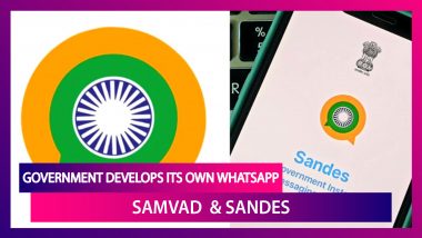 Samvad  & Sandes - Government Develops Its Own WhatsApp, Beta Versions Being Tested