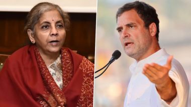 Rahul Gandhi Becoming 'Doomsday Man' for India, Says Nirmala Sitharaman