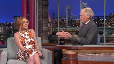 David Letterman's 2013 Interview with Lindsay Lohan Goes Viral; Twitterati Upset With the TV Host For His Obnoxious Tone