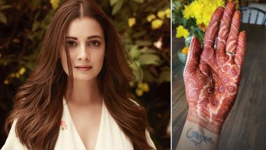 Dia Mirza and Businessman Vaibhav Rekhi's Wedding Festivities Begin; The Actress Shares A Lovely Picture Of Her Mehendi
