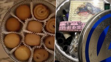 So Indian! Chef Vikas Khanna Hilariously Shares Video of Cookie Box That Is Meant for ‘Biji’s Sewing Kit,’ Desi Twitterati Responds With Pics of Tin Boxes Reused for ‘Multiple Purposes’