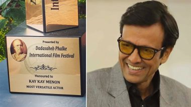 DPIFF Awards: Kay Kay Menon Honoured With Dadasaheb Phalke Award For Being The ‘Most Versatile Actor’