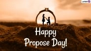 Propose Day 2021 HD Images, Valentine's Day Shayari & Messages: Send WhatsApp Stickers, Telegram Messages, GIFs, Proposal Quotes to Wish Happy Propose Day To Your Loved Ones
