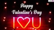 Happy Valentine&rsquo;s Day 2021 Messages and WhatsApp Stickers: V-Day Wishes, Love Quotes, Facebook Greetings, Telegram HD Images and Signal GIFs For Your Lover