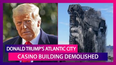 Donald Trump's Atlantic City Casino Building Demolished; Former Trump Plaza Hotel Reduced To Rubble