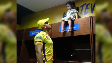 Chennai Super Kings Share Adorable Photo of MS Dhoni and Ziva to Wish Skipper's Daughter on Her Sixth Birthday (See Post)