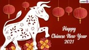 Happy Lunar New Year 2021 Wishes, CNY HD Images & WhatsApp Stickers: Gong Hei Fat Choy Messages, Facebook Greetings, Year of the Ox Telegram Photos & Signal Quotes to Celebrate Spring Festival With Joy
