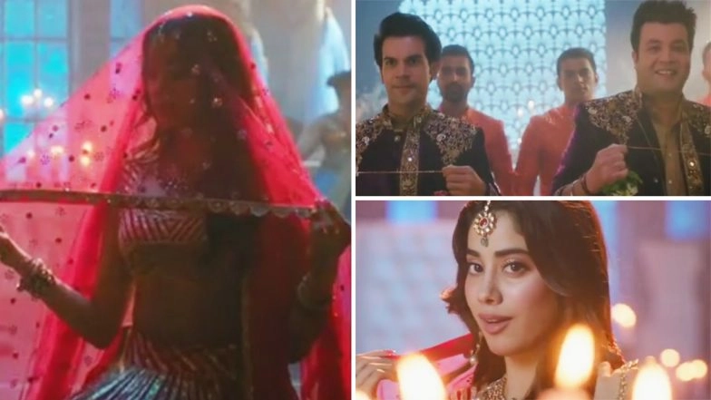 Roohi Song Panghat Teaser: Bride Janhvi Kapoor Waiting For Her Grooms Rajkummar Rao And Varun Sharma Is A Perfect Tease For Monday (Watch Video)