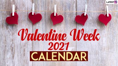 Valentine Week 2021 Date Sheet: From Rose Day To Kiss Day, Here’s Full Schedule of Love Week