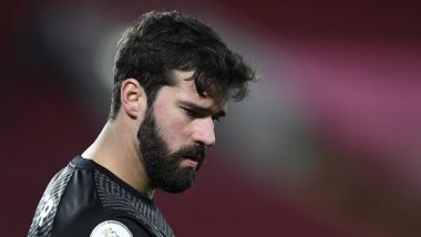 Alisson Becker Trolled Mercilessly After His Goof-Up With Ozan Kabak As Leicester City Thrash Liverpool 3-1 (Check Reactions)