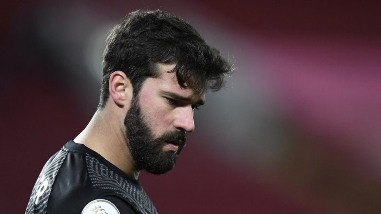 Alisson Becker Trolled Mercilessly After His Goof-Up With Ozan Kabak As Leicester City Thrash Liverpool 3-1 (Check Reactions)
