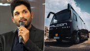Allu Arjun&rsquo;s Vanity Van Falcon Meets With an Accident &ndash; Reports