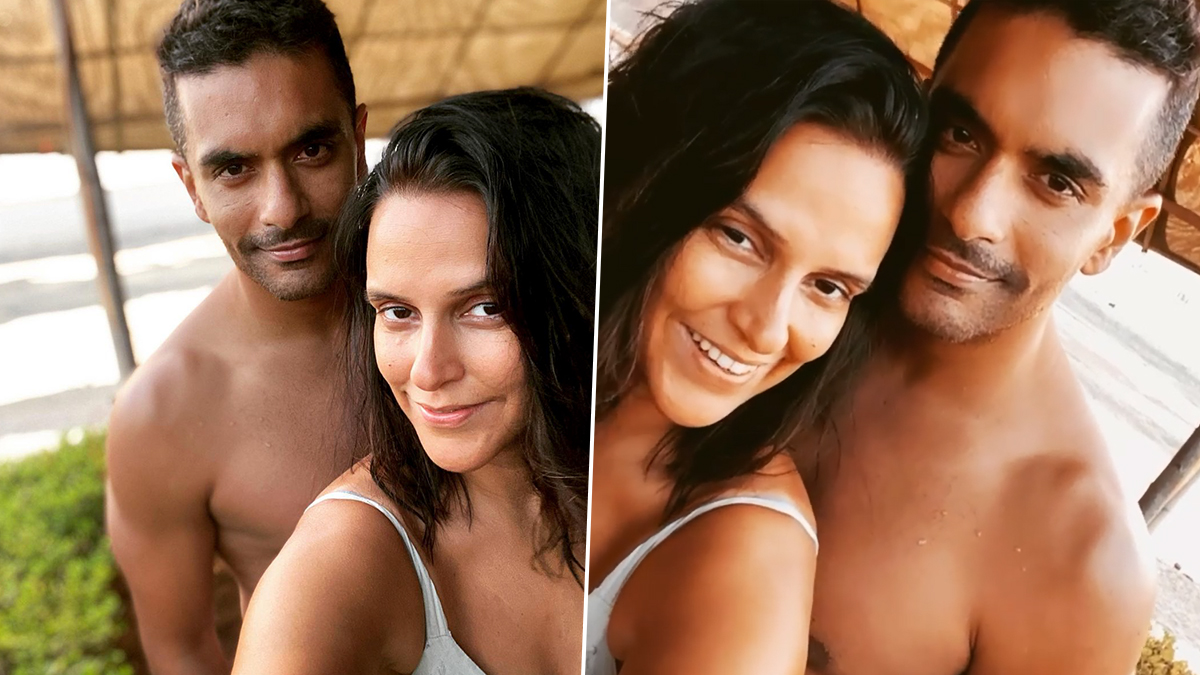 Neha Dhupia Wishes Hubby Angad Bedi On His Birthday With Their Romantic  Pics From The Beach! | ðŸŽ¥ LatestLY