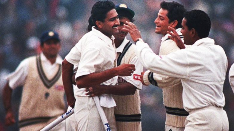 Anil Kumble 10 Wickets vs Pakistan: On This Day 'Jumbo' Became The First Indian Bowler to Scalp All Ten Wickets in a Test Innings (Watch Video)