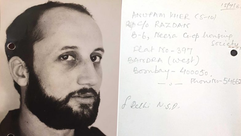Anupam Kher Shares His Portfolio Pictures from 1981 and Tells the Story Behind It