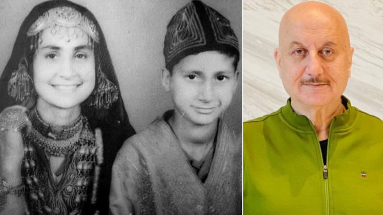 Anupam Kher Gives Clarification over Viral Monochrome Pic Circulated as his Childhood Photo, Actor Confirms Its Not Him