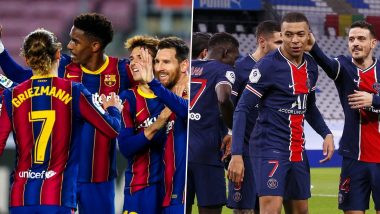 Barcelona vs Paris Saint-Germain, UEFA Champions League Live Streaming Online: Where To Watch UCL 2020–21 Round of 16 Match Live Telecast on TV & Free Football Score Updates in Indian Time?