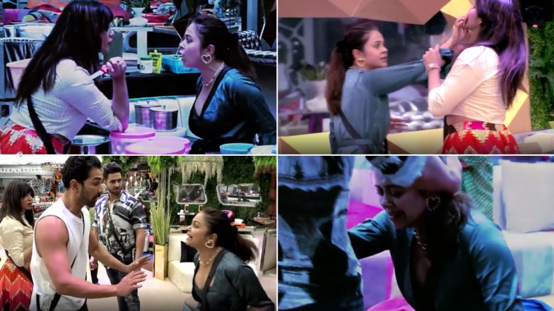 Bigg Boss 14: Devoleena Bhattacharjee Blasts Arshi Khan and Rubina Dilaik, Destroys House Property (Watch Video)