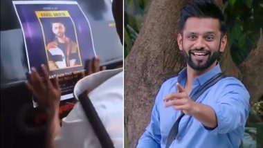 Bigg Boss 14: Rahul Vaidya's Fans Can't Keep Calm, Get A Traffic Constable To Put #VoteForRahul Stickers Everywhere (Watch Video)