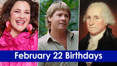 February 22 Celebrity Birthdays: Check List of Famous Personalities Born on Feb 22