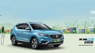 2021 MG ZS EV to Be Unveiled Today in India, Watch LIVE Streaming Here