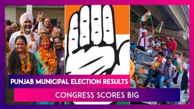 Punjab Municipal Election Results: Congress Sweeps Urban Body Polls, BJP Routed Amid Farmer Protests
