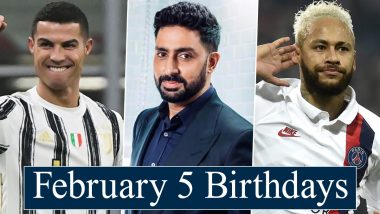 February 5 Celebrity Birthdays: Check List of Famous Personalities Born on Feb 5