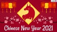 Happy Chinese New Year 2021 Greetings & &lsquo;Gong Hei Fat Choy&rsquo; HD Images: Send CNY Wishes, WhatsApp Stickers, Spring Festival Pics & Year of the Ox GIFs To Celebrate the Lunar Year