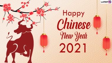 Happy Chinese New Year 2021 Wishes and WhatsApp Stickers: HD Images, CNY Messages, Facebook Greetings, Signal Photos and Telegram GIFs to Celebrate the Year of the Ox