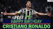 Cristiano Ronaldo Photos & HD Wallpapers for Free Download: Happy Birthday CR7 Greetings, HD Images in Portugal and Juventus Jersey and Positive Messages To Share Online