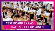 CBSE Board Exams Date Sheet Explained: When Will Class 10, Class 12 Exams Begin? All You Need To Know