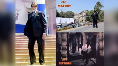 MayDay: Amitabh Bachchan Shares Still from the Sets of Ajay Devgn Starrer, Remembers His Iconic Film Deewar Which Was Shot at the Same Place 42 Year Ago