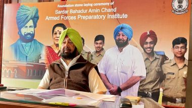 Punjab CM Captain Amarinder Singh Lays Foundation Stone of Armed Forces Preparatory Institute in Hoshiarpur