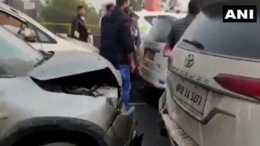 Uttar Pradesh: Vehicles in Priyanka Gandhi Vadra's Cavalcade Collide With Each Other in Hapur