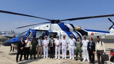Indian Navy Receives 3 'Made in India' Mk-III Advanced Light Helicopters From HAL
