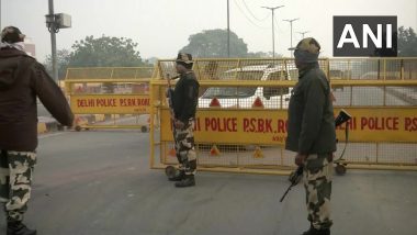 Chakka Jam: Security Tightened in Delhi in Wake of Nationwide Road Blockade Call by Farmer Unions Protesting Against Farm Laws