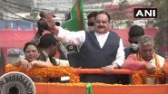 West Bengal CM Mamata Bannerjee Has Done Injustice to Farmers in the State, Says BJP President JP Nadda