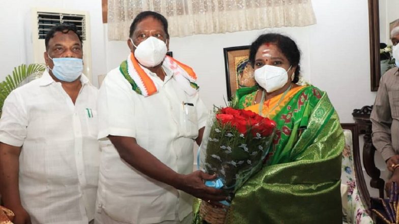 Tamilisai Soundararajan Sworn In As Lieutenant Governor of Puducherry