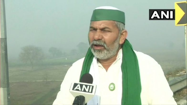 Farmers' Protests: BKU Leader Rakesh Tikait to Visit West Bengal on 13 March to Speak With Farmers