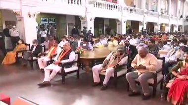 Amit Shah Attends 'Shauryanjali Program' at National Library in Kolkata, Watch Video