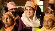 Guru Ravidas Jayanti 2021: Priyanka Gandhi Visits Ravidas Temple in Varanasi