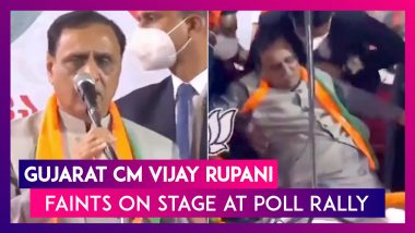 Vijay Rupani, Gujarat CM Faints At Elections Rally, Condition Now Stable Says Hospital