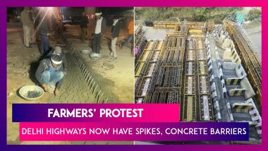 Delhi Highways Now Have Spikes, Barricades, Cement Walls As Farmers’ Protest Intensifies