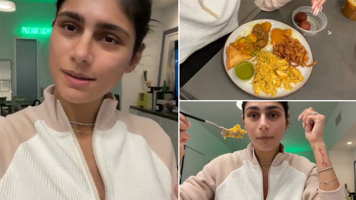 Meena Khalifa Com - Mia Khalifa Shares Satirical #FarmersProtests Video Eating a Meal Made of  'Fresh Produce' Sent by Rupi Kaur and Jagmeet Singh | ðŸ‘ LatestLY