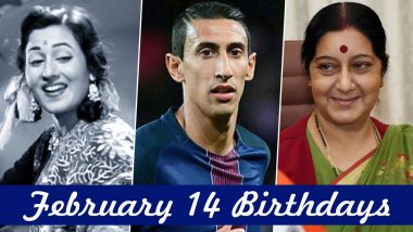 February 14 Celebrity Birthdays: Check List of Famous Personalities Born on Feb 14