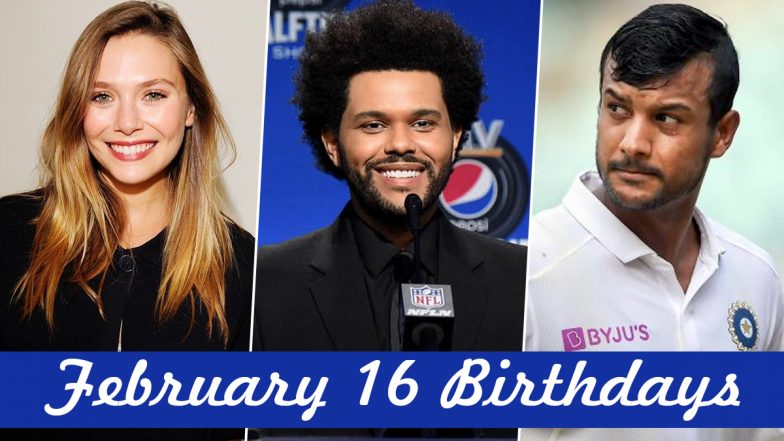 February 16 Celebrity Birthdays: Check List of Famous Personalities Born on Feb 16