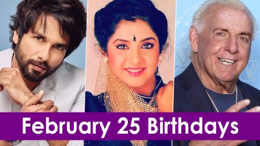 February 25 Celebrity Birthdays: Check List of Famous Personalities Born on Feb 25