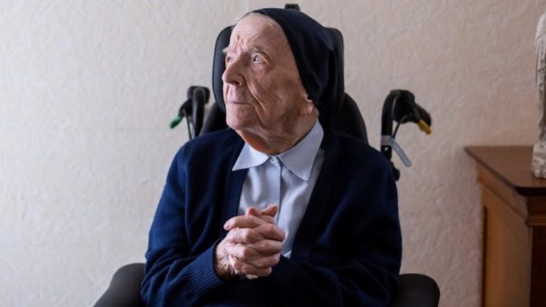Sister Andre, 116-Year-Old French Nun Is World’s Second-Oldest Person to Survive COVID-19, Just Before Her Birthday (See Pic)