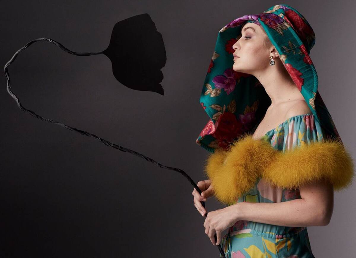 Gigi Hadid dons a hat and bodysuit Gigi Hadid dons a hat and bodysuit